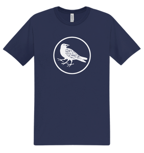 Yatagarasu (Three-Legged Crow) (White Ink) - Premium - Unisex T-Shirt