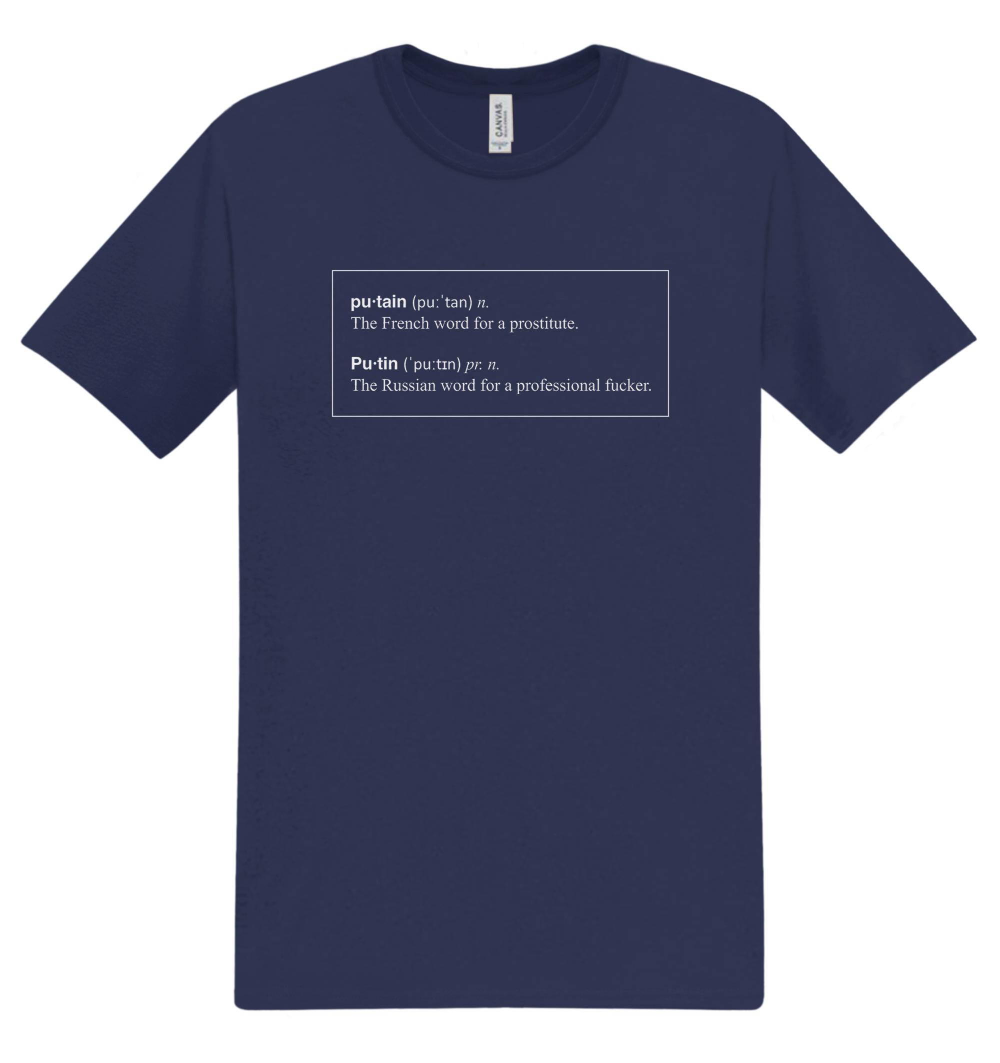 International Dictionary of Bad Words (White Ink) - Premium - Unisex Classic T-Shirt