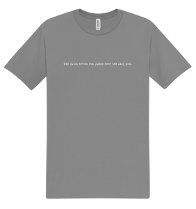 Alphabet Koan (White Ink) - Premium - Unisex Classic T-Shirt