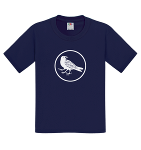 Yatagarasu (Three-Legged Crow) (White Ink) - Standard - Kids' T-Shirt