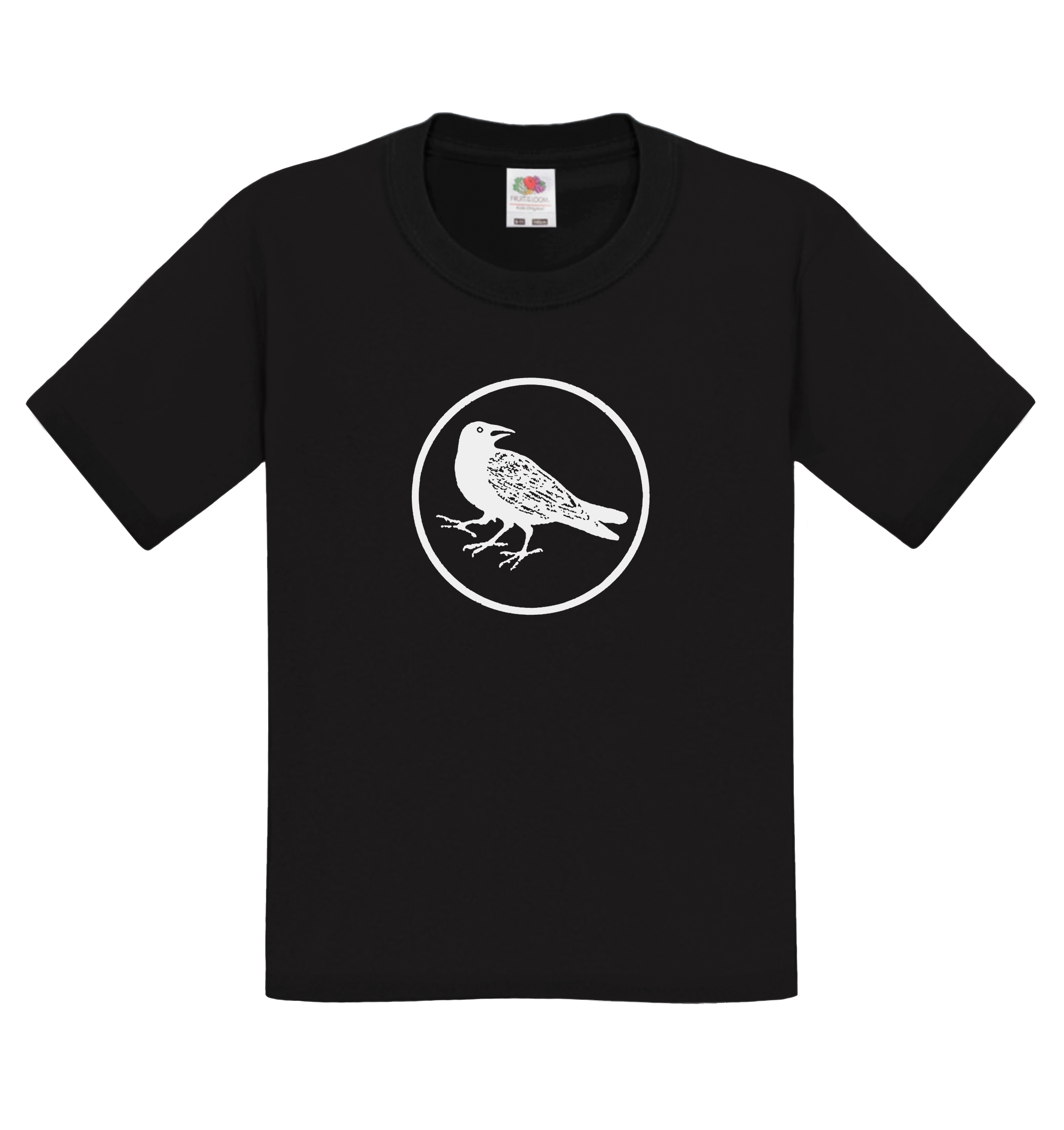 Yatagarasu (Three-Legged Crow) (White Ink) - Standard - Kids' T-Shirt