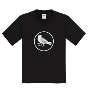 Yatagarasu (Three-Legged Crow) (White Ink) - Standard - Kids' T-Shirt