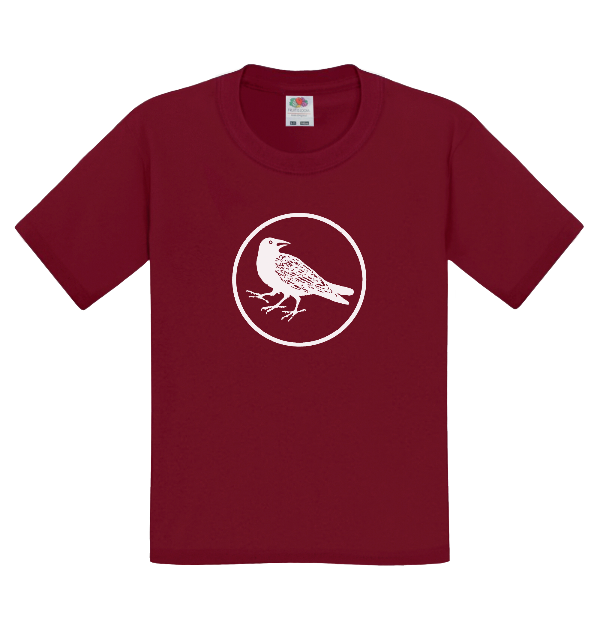 Yatagarasu (Three-Legged Crow) (White Ink) - Standard - Kids' T-Shirt