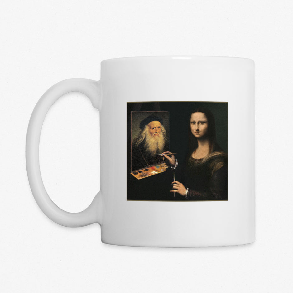 Muse & Master (Self Portrait) - White Mug