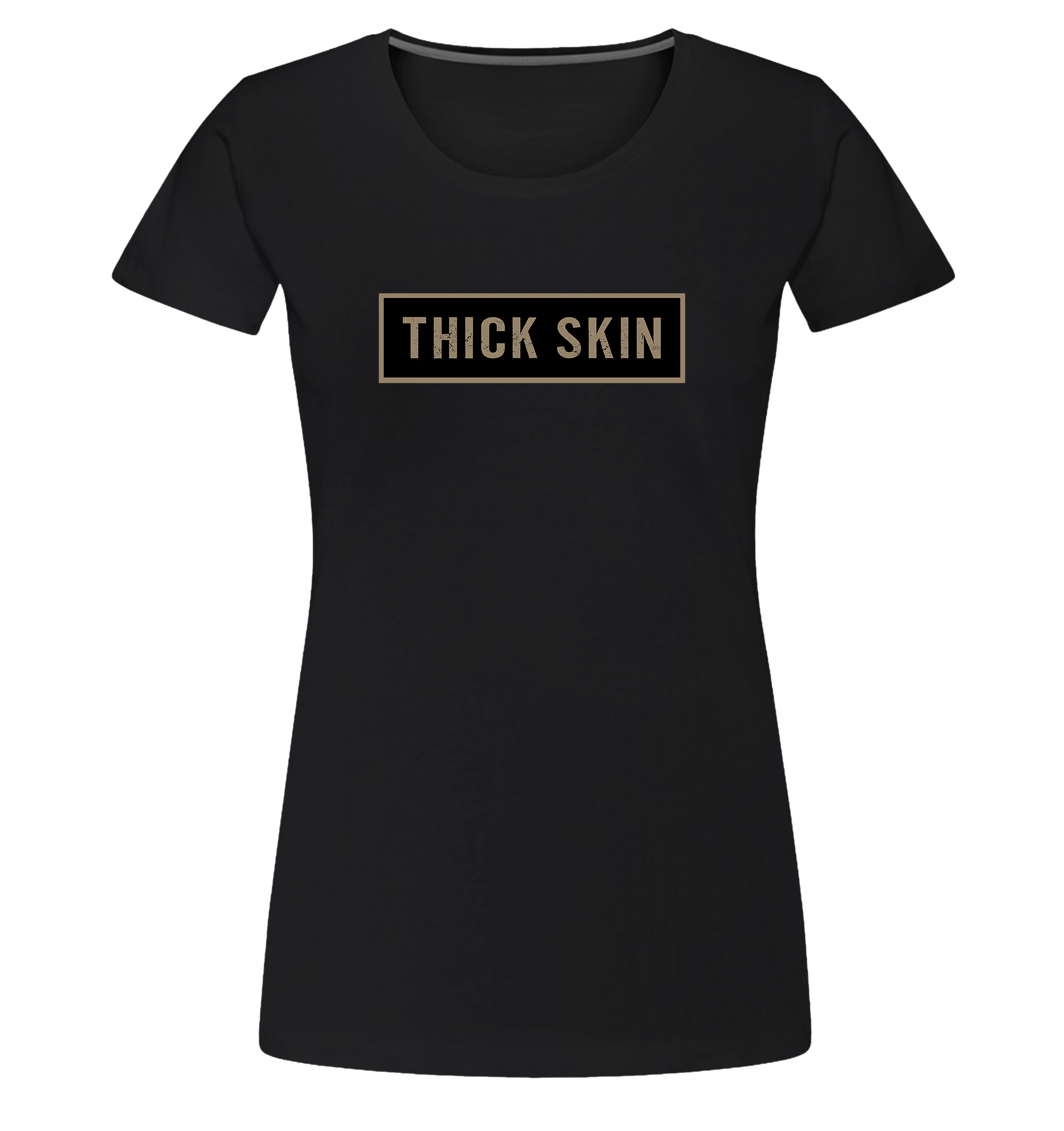 Thick Skin (banner) - Premium - Women's Classic T-Shirt