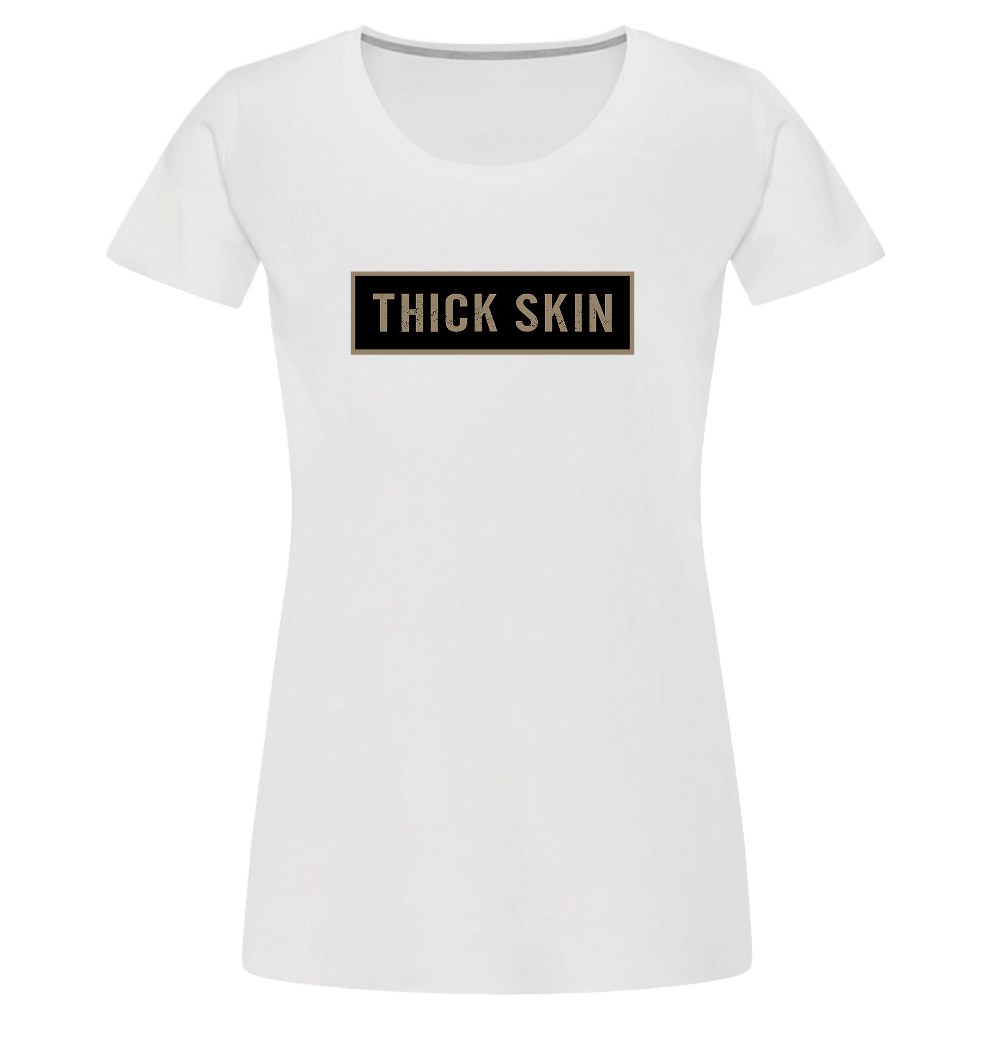 Thick Skin (banner) - Premium - Women's Classic T-Shirt