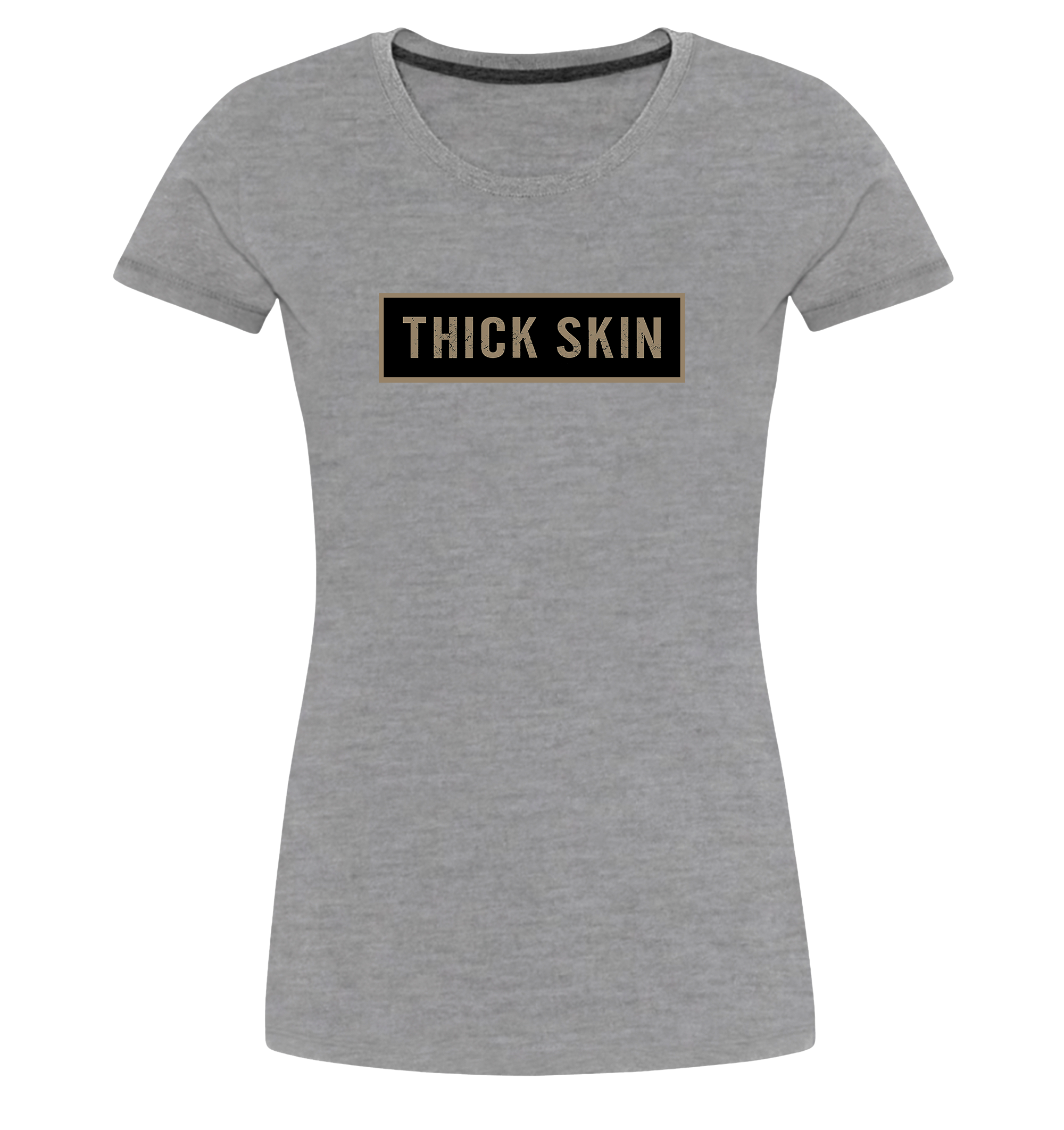 Thick Skin (banner) - Premium - Women's Classic T-Shirt