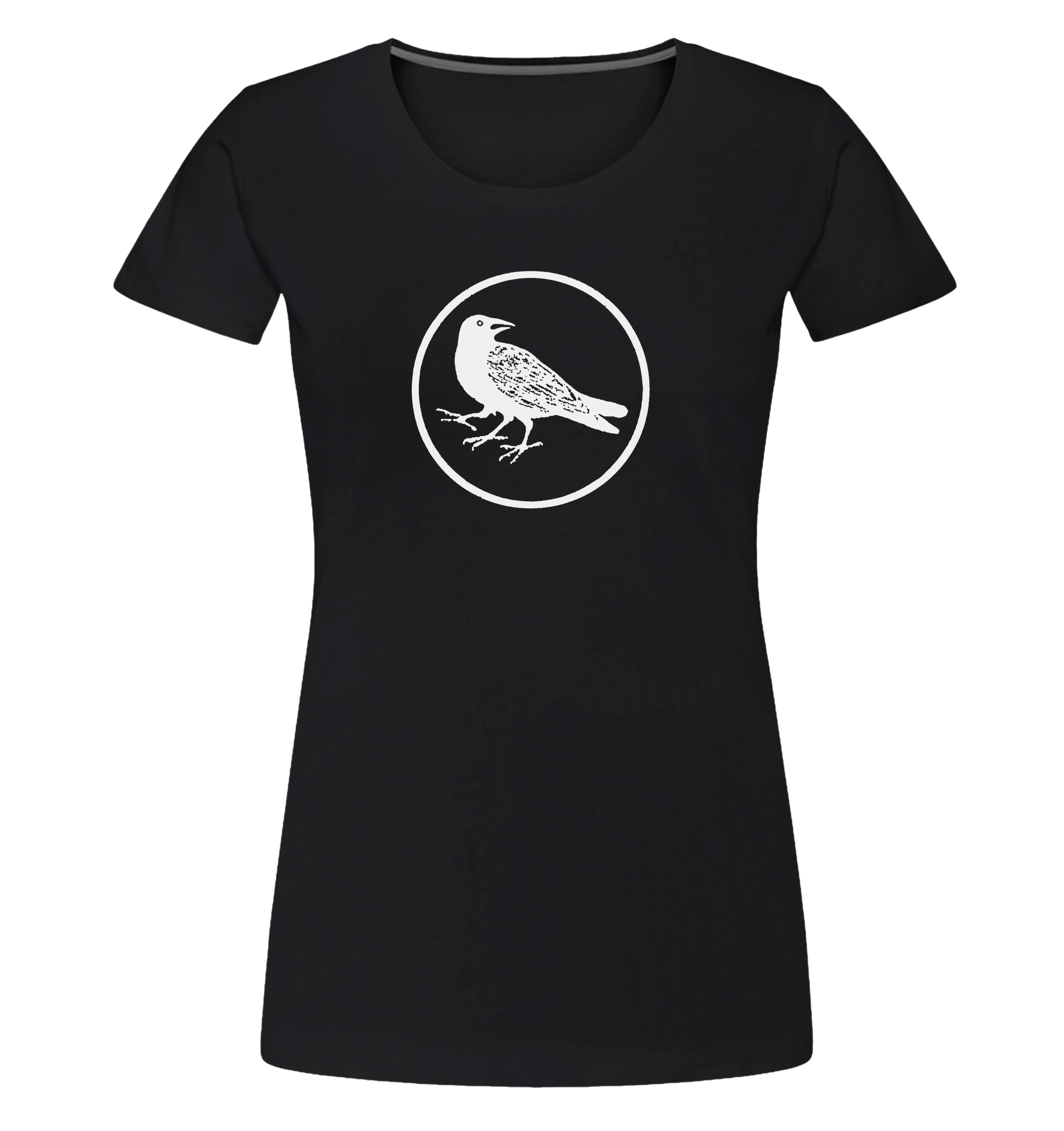 Yatagarasu (Three-Legged Crow) (White Ink) - Premium - Women's Classic T-Shirt