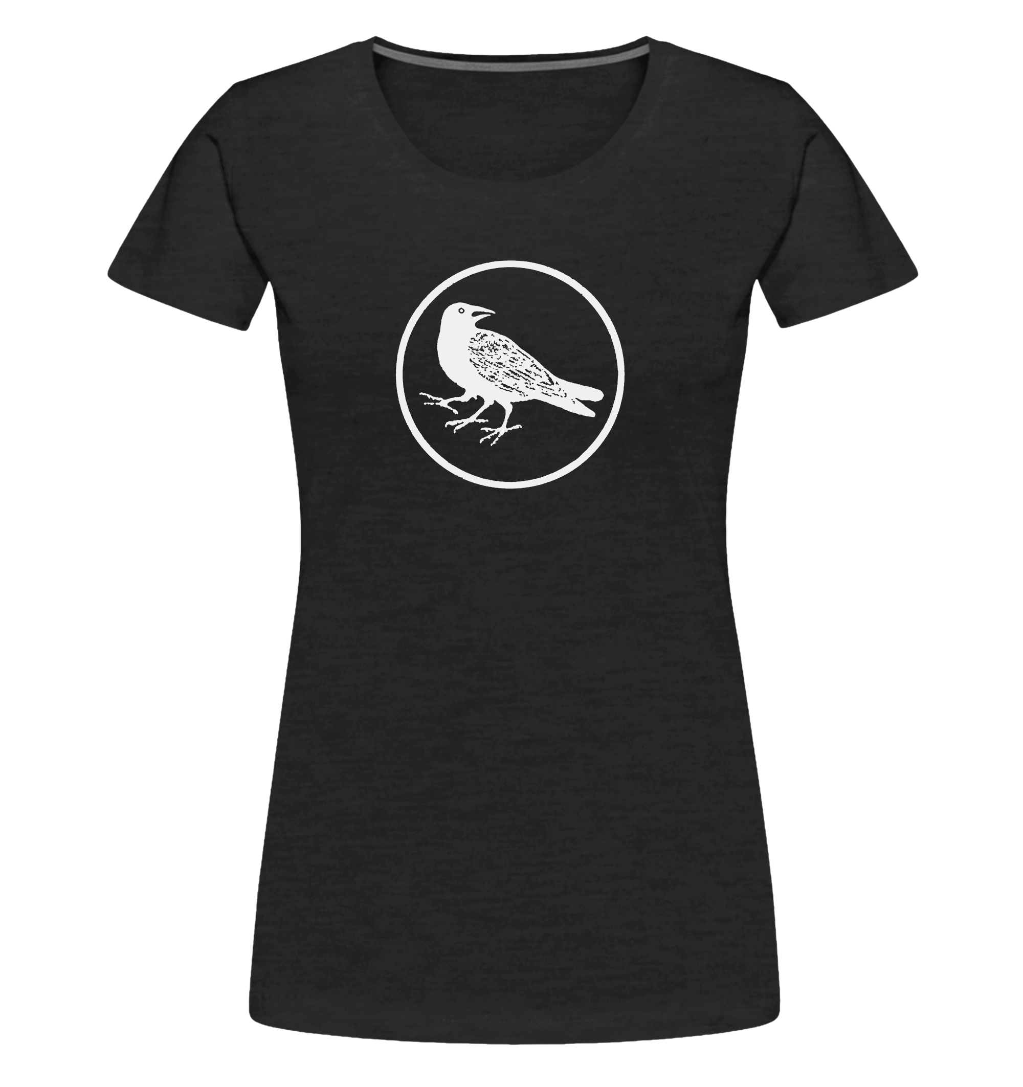 Yatagarasu (Three-Legged Crow) (White Ink) - Premium - Women's Classic T-Shirt