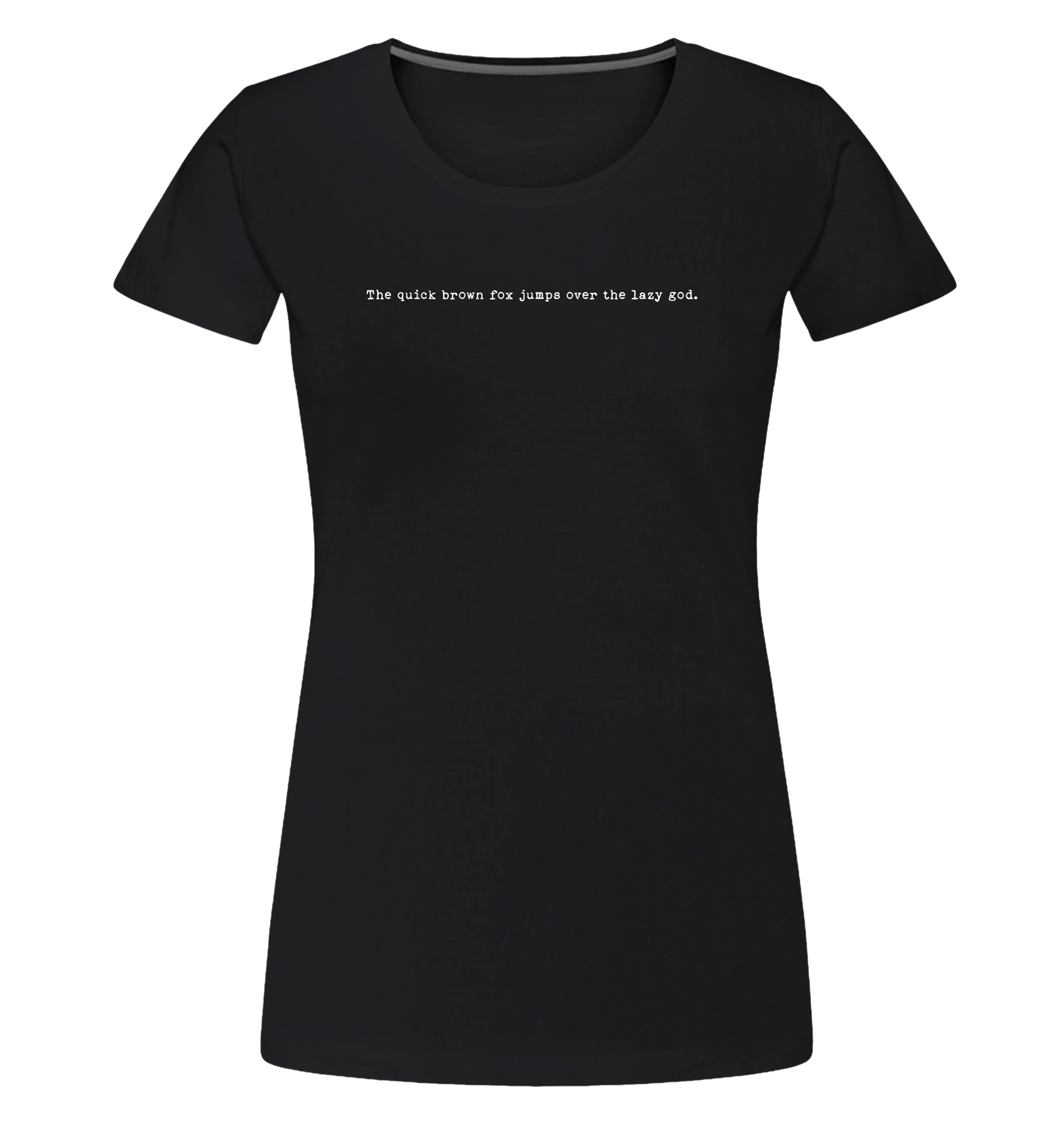 Alphabet Koan (White Ink) - Premium - Women's Classic T-Shirt