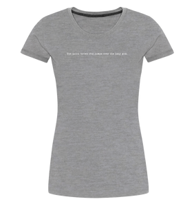 Alphabet Koan (White Ink) - Premium - Women's Classic T-Shirt