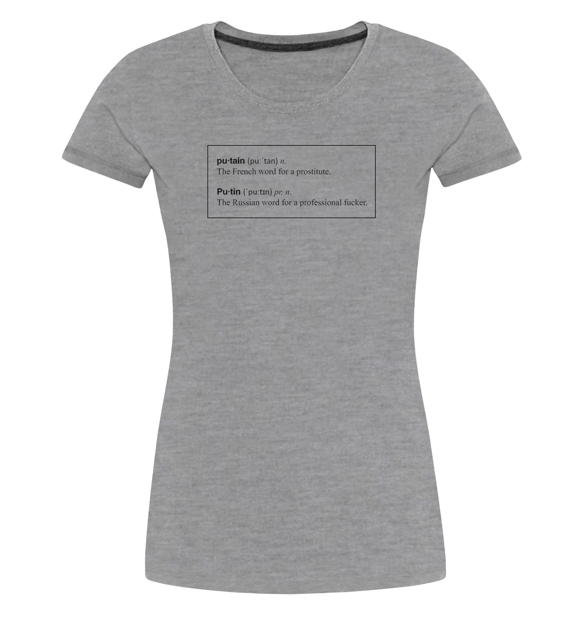 International Dictionary of Bad Words (Black Ink) - Premium - Women's Classic T-Shirt