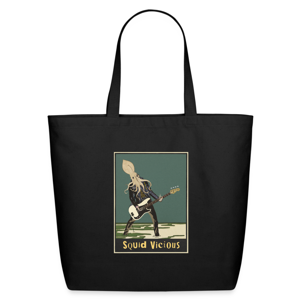 Never Mind the Mollusks - Eco-Friendly Cotton Tote - black